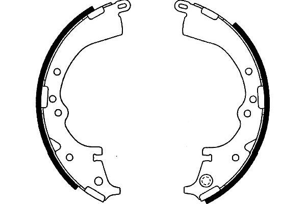 KAVO PARTS stabdžių trinkelių komplektas BS-9936